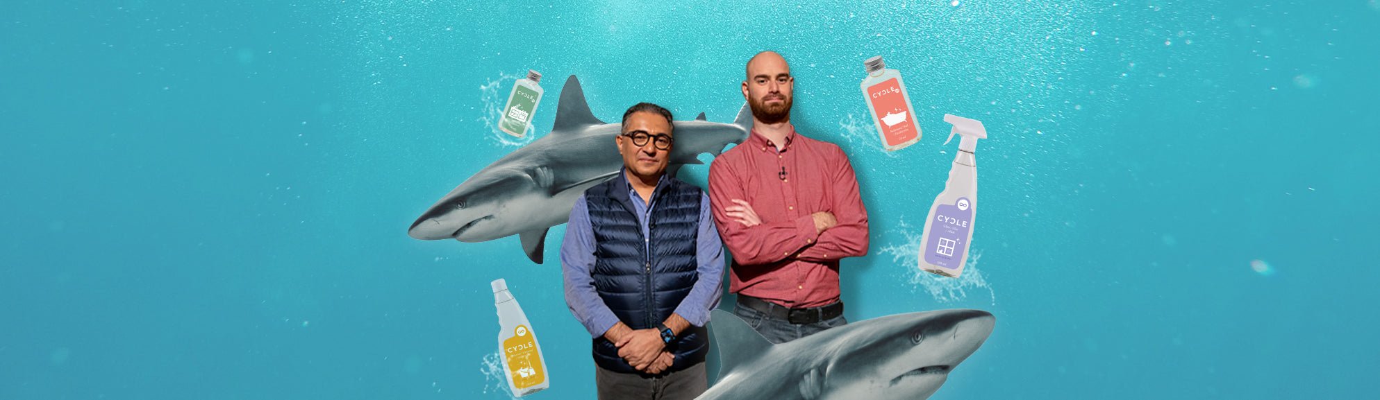 A peek behind the scenes of Between the Sharks - Sunny and Albert tell us about their experiences - CYCLE Eco Cleaners