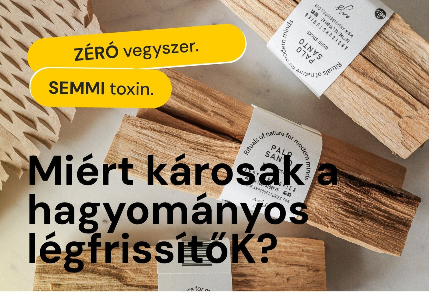 Természetes otthonillat: Miért válaszd a Szójagyertyát, a Zsálya füstölőt és a Palo Santo fát a vegyszeres légfrissítők helyett? - CYCLE Öko tisztítószerek