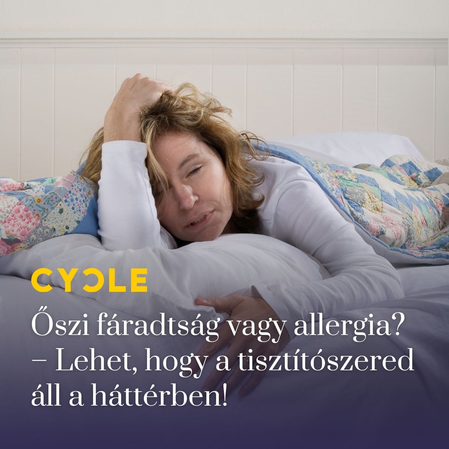 Őszi fáradtság vagy allergia? – Lehet, hogy a tisztítószered áll a háttérben!