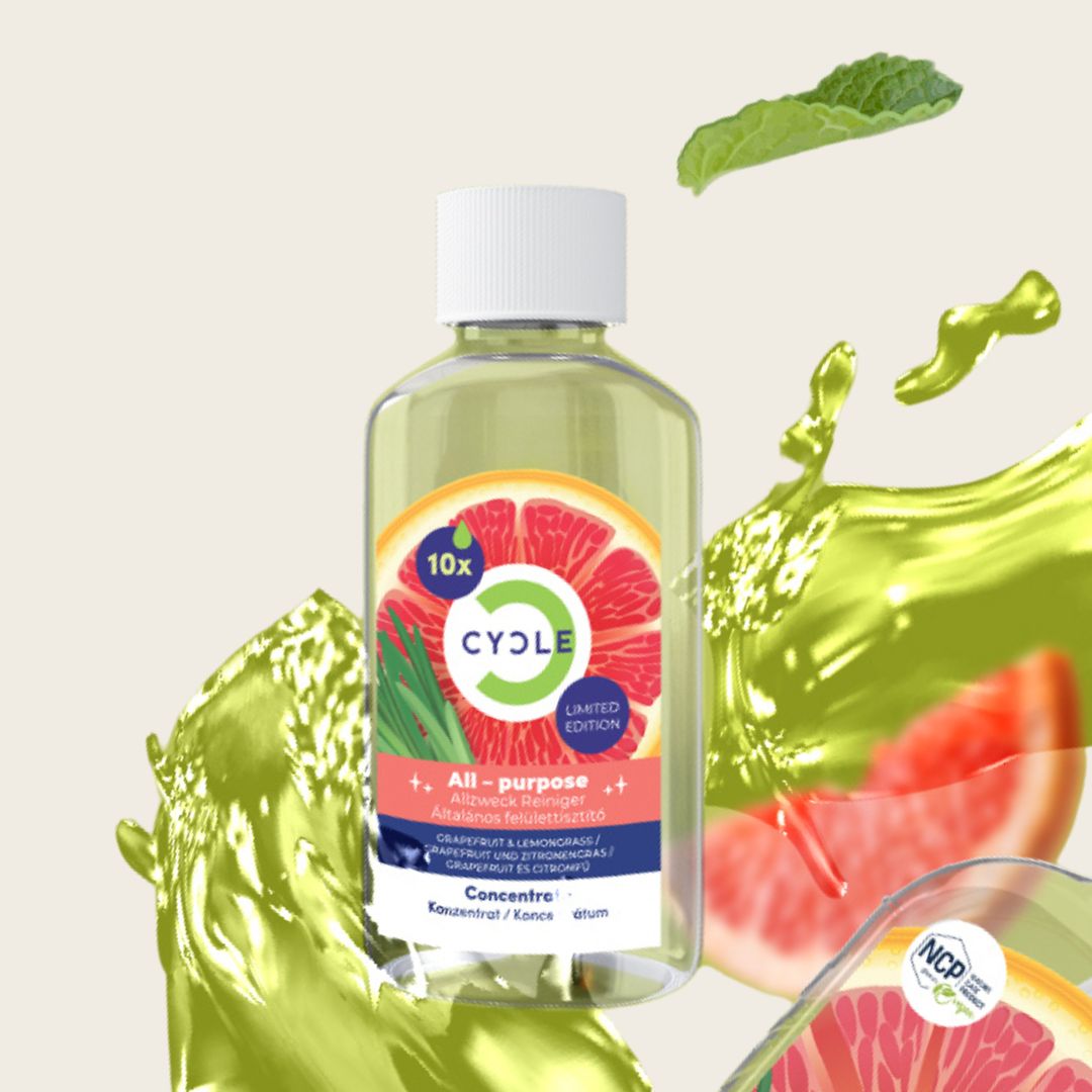 10X Nyár illatú általános felülettisztító - grépfrút és citromfű illattal - 50 ml