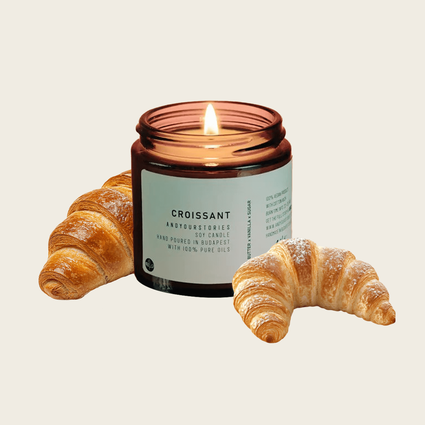 Croissant - Szójagyertya - 3RD PARTY PRODUCT