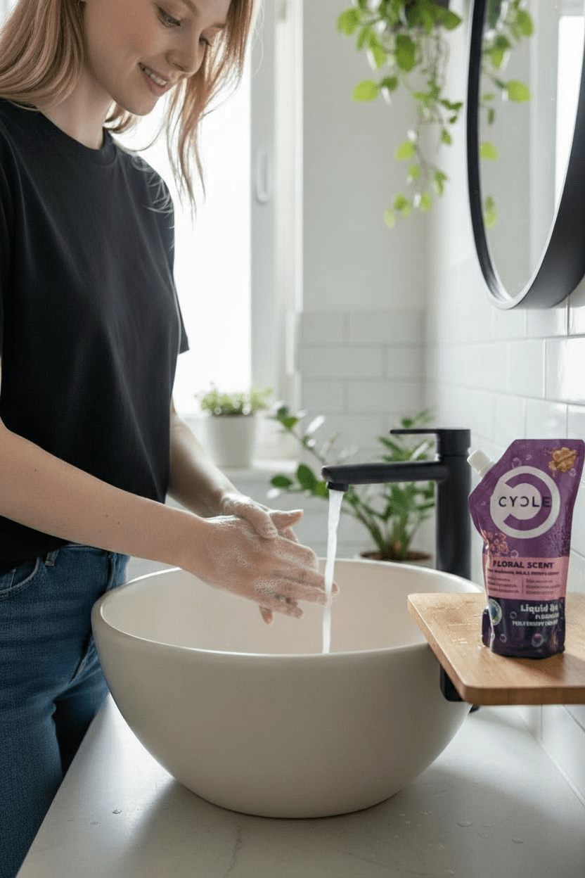 Cycle Cseresznyevirág illatú bőrbarát folyékony szappan (kb. 180 használatra) - Ready To Use