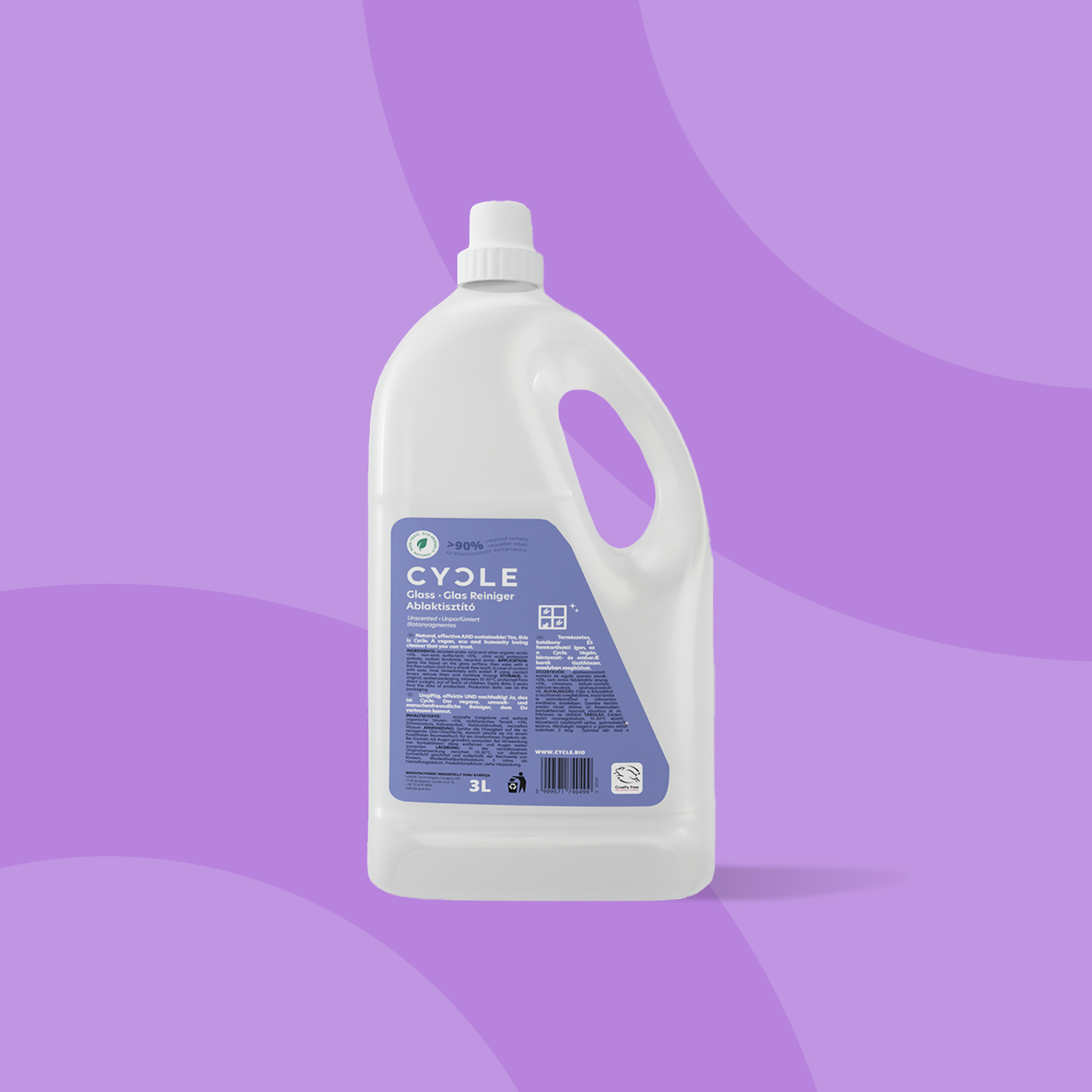 Hypoallergenic Window Cleaner 3L