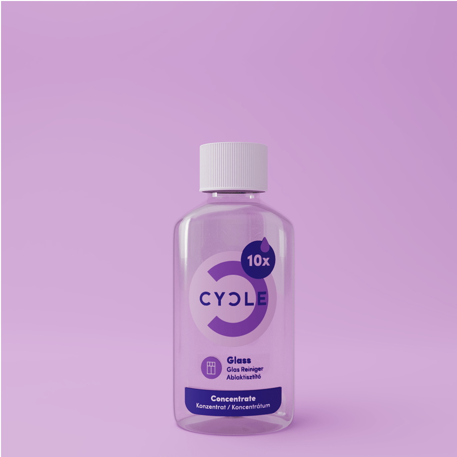 Glass & Mirror Refill 50ml = 1 Bottle Worth - CYCLE | Cleaners made Clean