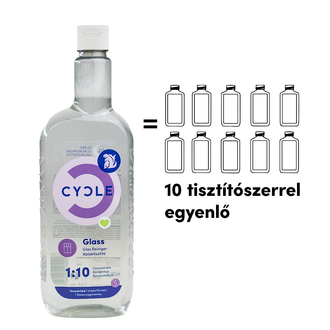 Glass Multidose (500 ml) - CYCLE eco-friendly cleaners