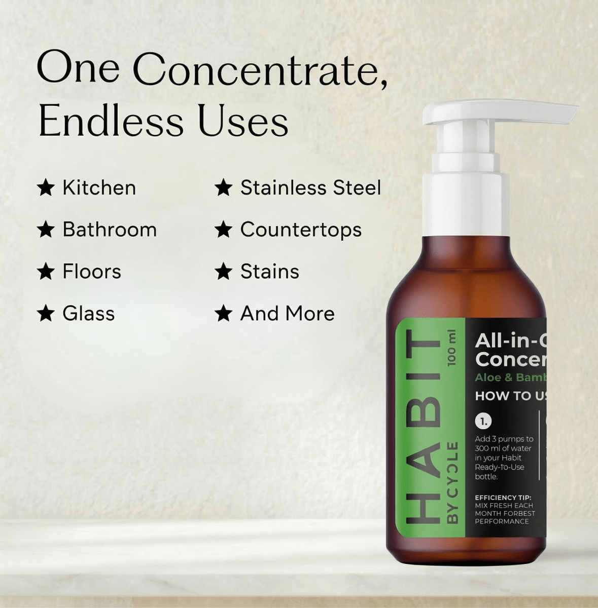 HABIT All in One - Cleaning Kit - Ready To Use