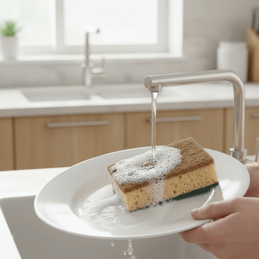 Környezetbarát lebomló mosogatószivacs – 2 darabos szett - 3RD PARTY PRODUCT