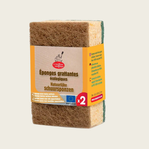 Környezetbarát lebomló mosogatószivacs – 2 darabos szett - 3RD PARTY PRODUCT