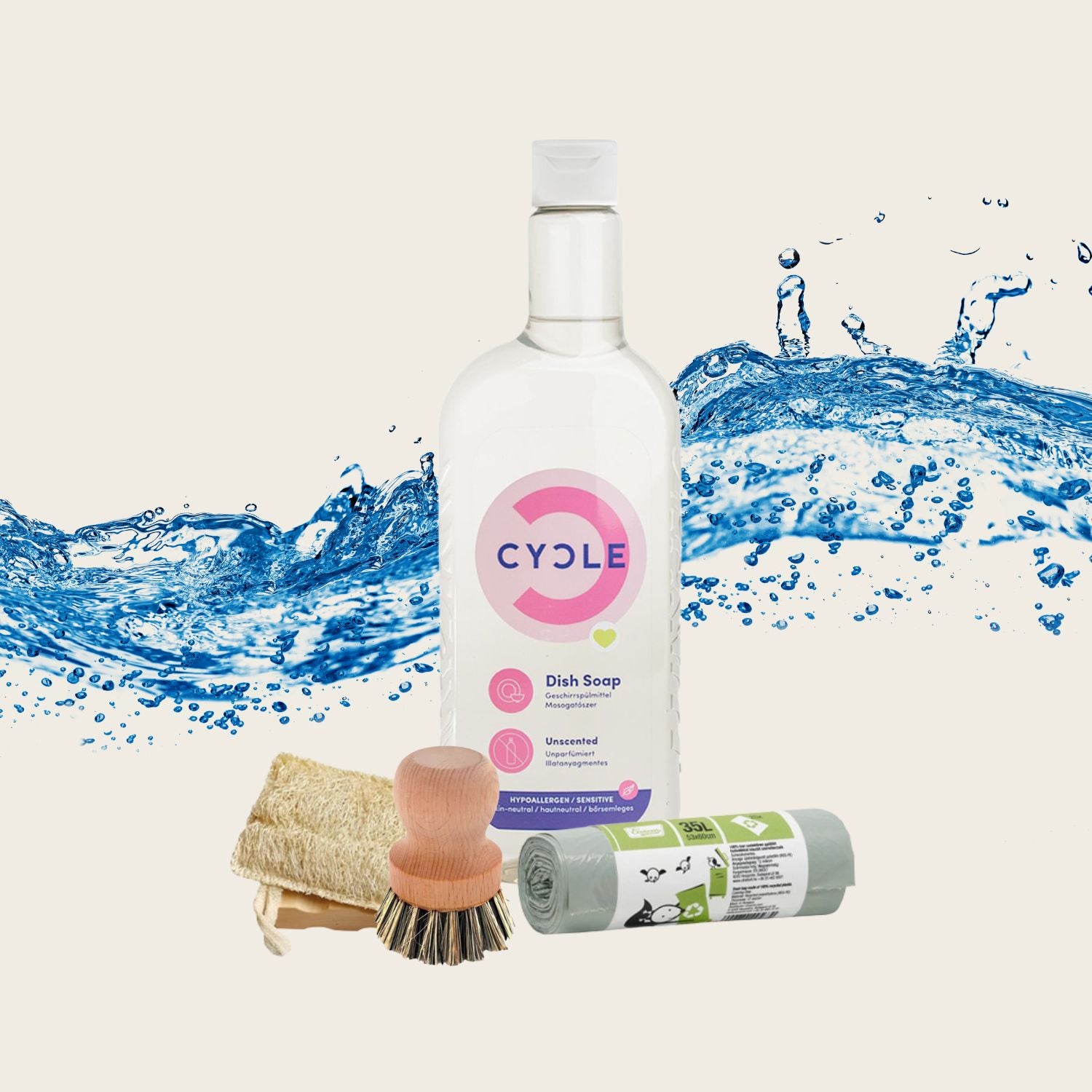 Hipollergén Zero Waste Mosogatás Csomag