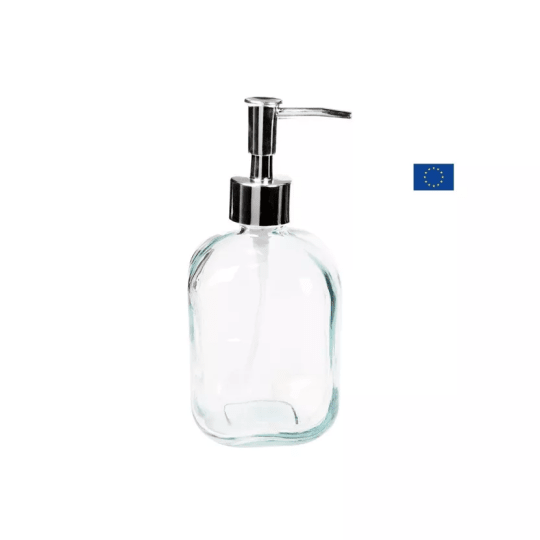 Üveg szappanadagoló 450 ml – újratölthető, környezetbarát - 3RD PARTY PRODUCT