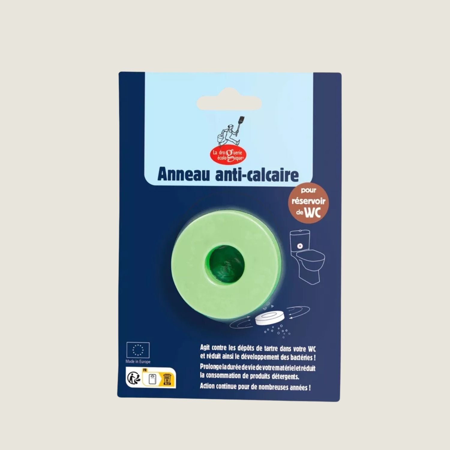 Vízkőgátló mágnesgyűrű WC - tartályba - természetes védelem vízkő ellen, mérgek nélkül - 3RD PARTY PRODUCT